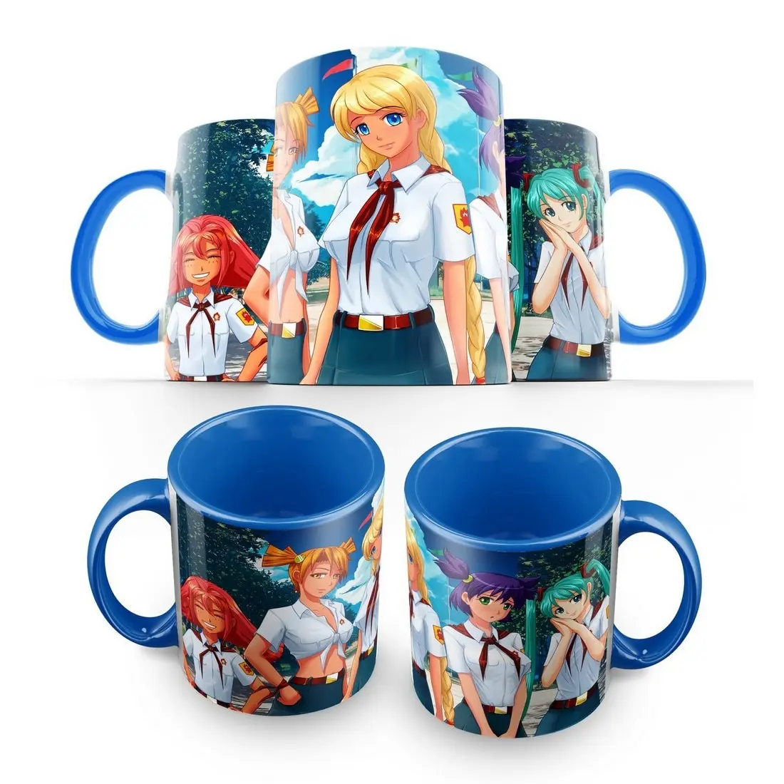 Mug: Infinite Summer (visual новелла docks docks) -1 cool mug gift anime maynkravt | Дом и сад