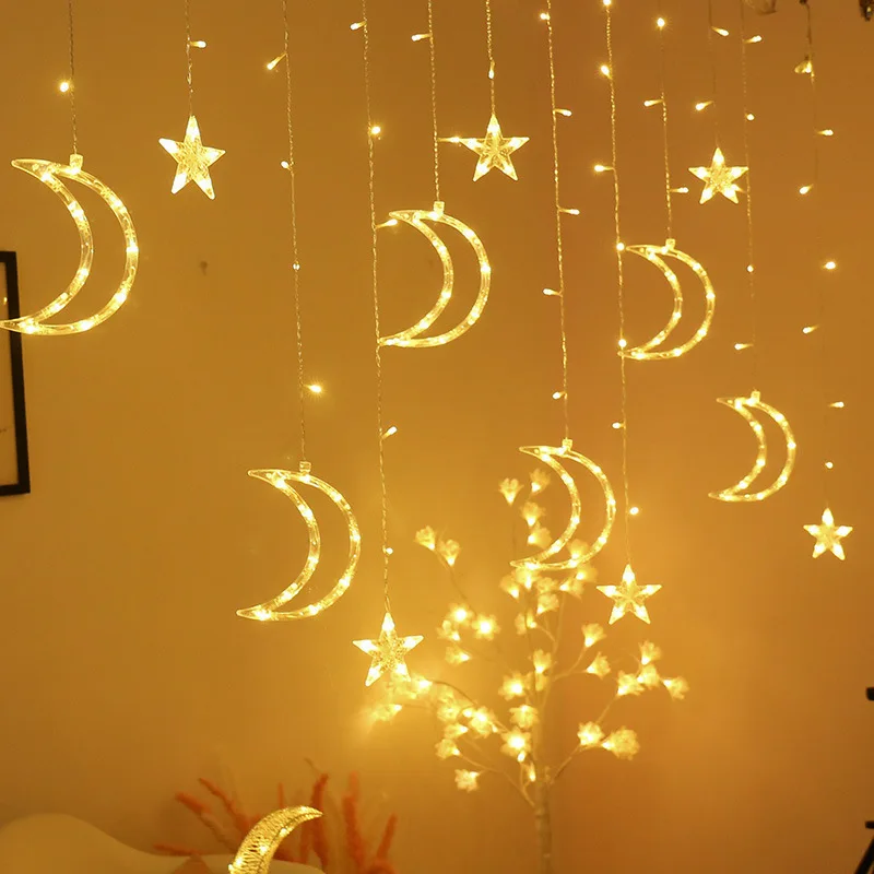 3-5M-Curtain-Led-Star-Lights-Moon-Lights-Lanterns-Lights-Irregular-Lights-Strings-Moon-Stars-Christmas(3)