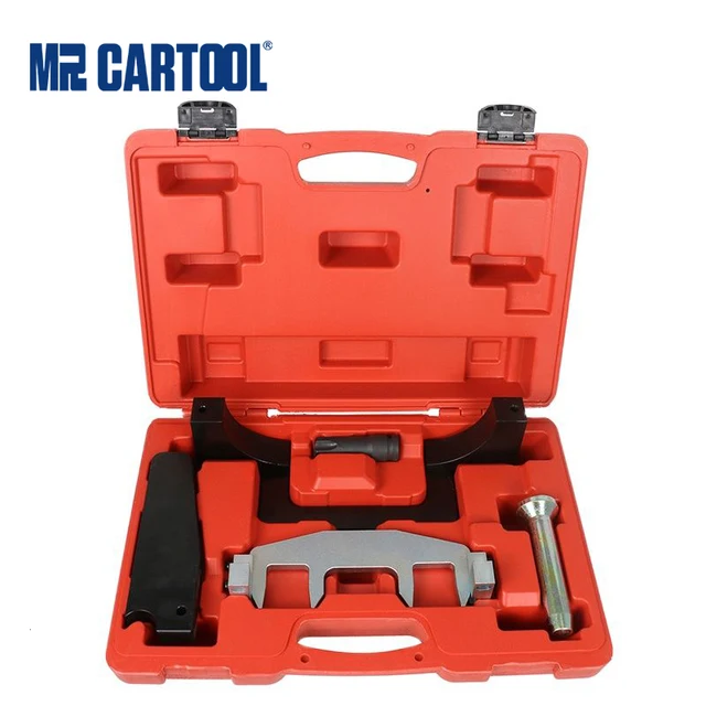 MR CARTOOL Engine Timing Tool With T100 Socket For Mercedes Benz M271 C180 C200 E260 Camshaft Timing Chain Installation Kit 1
