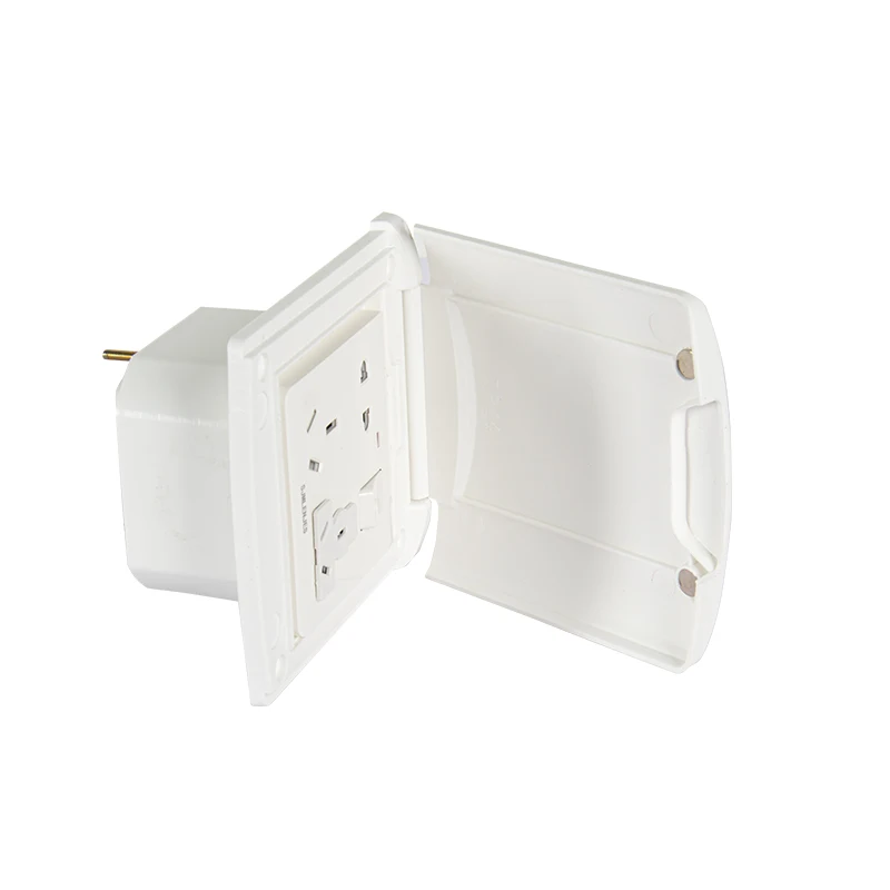 RV modified warehouse door external mains borrowing power socket door waterproof 86 boxes borrowing power socket