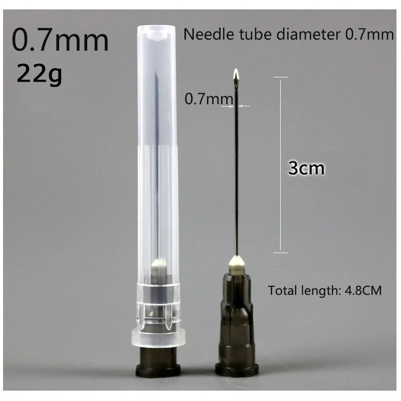 Dispensing Needle 25 Pcs Sharp Pointed Needles Individually Packaged 16G/18G/20/21/22/23/25/26G Glue Dispenser Tool