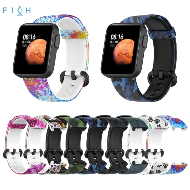 Comprar Correa de reloj de silicona + funda para Xiaomi Mi Watch Lite  versión Global para Xiaomi Mi Band 7 Pro 8 Pro correa y carcasa de repuesto