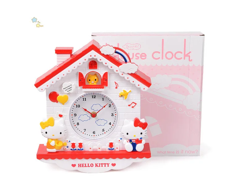 12 дюймов мультфильм My Melody Swing Дети Девушки Часы настенные кварцевые домашний декор для спальни Liveroom