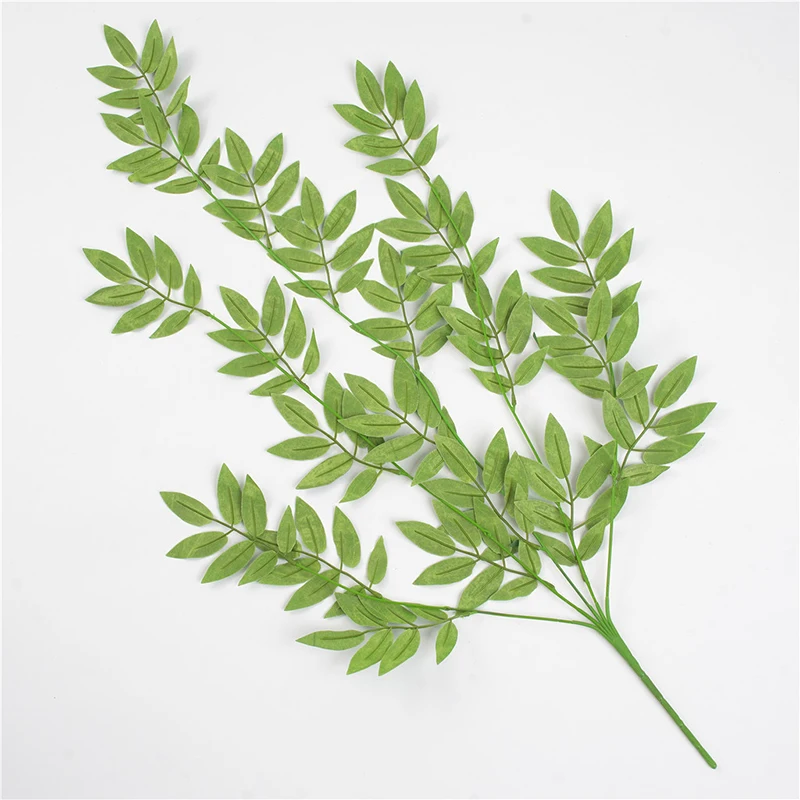 JAROWN Artificial Green Plants Willow Vines Wedding Arch DIY Decoration Home Silk Fake Flower Rattan Wall Hanging Leaves Garden Decoration (4)