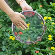 Саморегулирующийся ручной бубен из нержавеющей стали J93 1" саморегулирующийся бубен колокольчик ручной барабан ударный инструмент игрушка PXPF