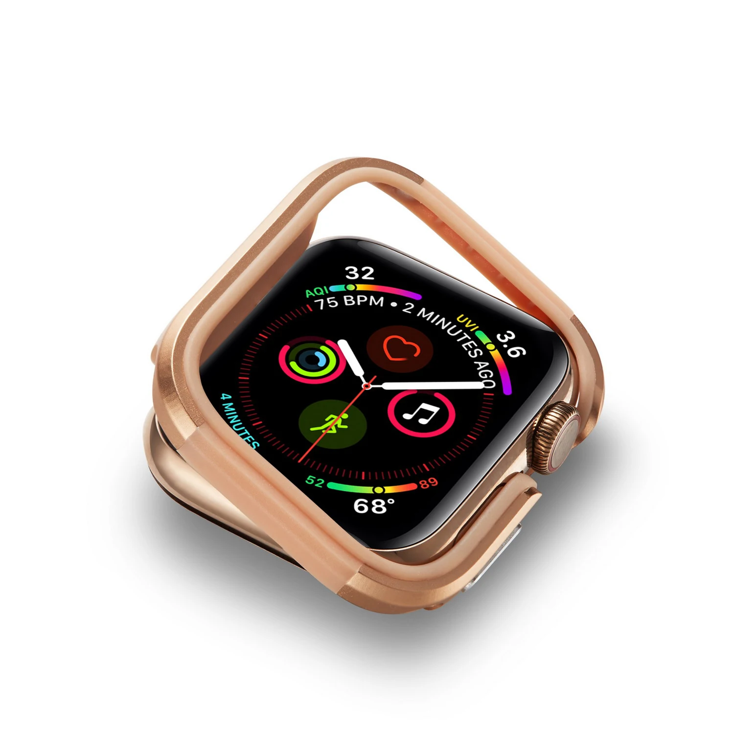 Защитный чехол для наручных часов iWatch серии 4/5 40/44 мм бампер чехол Алюминий сплав часы противоударный Защитный чехол смарт-часы доступом
