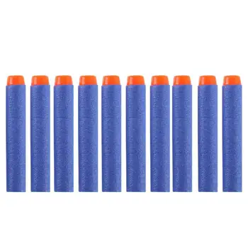 

100pcs For Nerf Bullets 7.2cm Soft Hollow Hole Head Refill Bullet Darts for N-strike Elite Series Blasters Xmas Children Gift