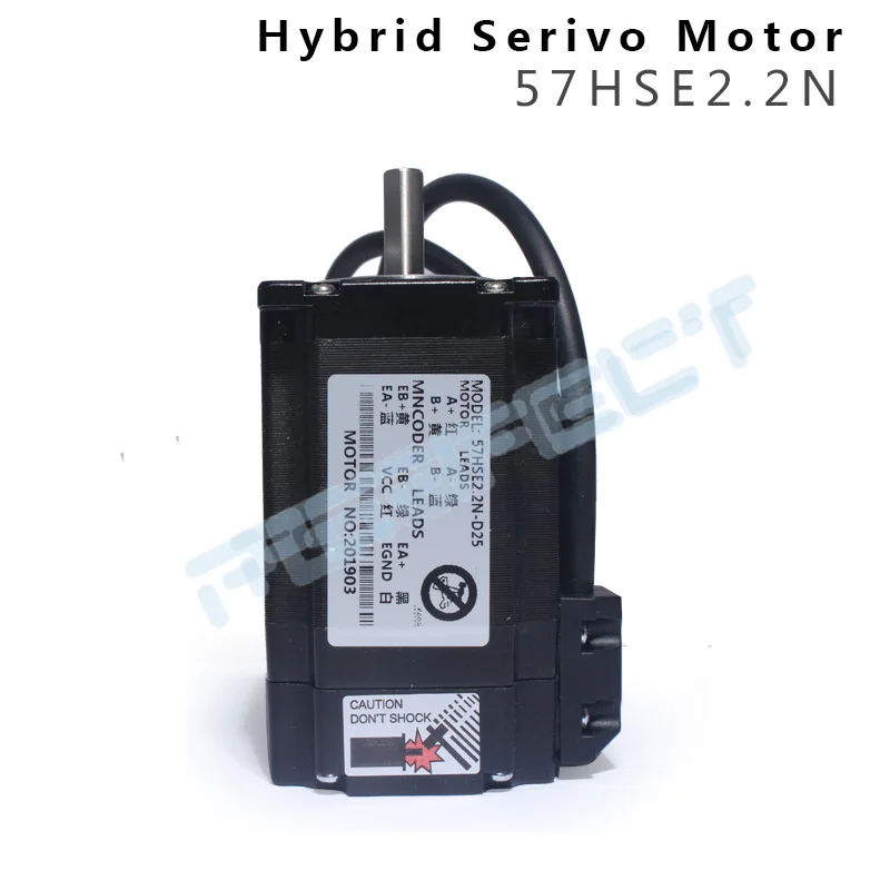 

Rtelligent Nema 23 57HSE2.2N 2.2N.M 4.0A 2-фазный Гибридный шаговый двигатель с замкнутым циклом CNC, легкий шаговый двигатель серводвигателя с кодировщиком 9