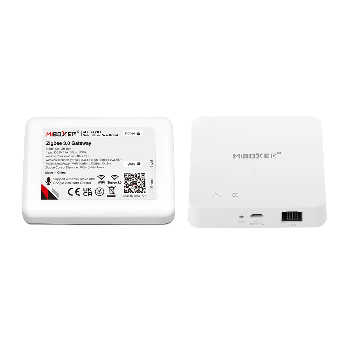 Шлюз Miboxer Zigbee 3 0 светодиодный контроллер с Wi-Fi 5В таймер управления через