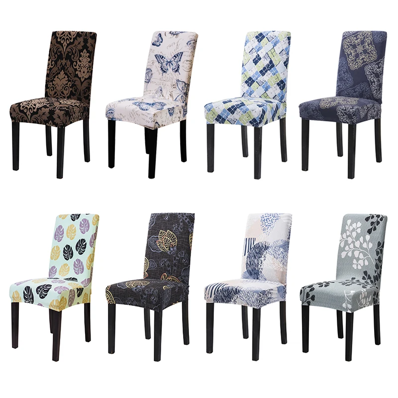 

Эластичные чехлы на стулья, противогрязные мягкие чехлы на стулья для кухни, банкета, отеля, ресторана