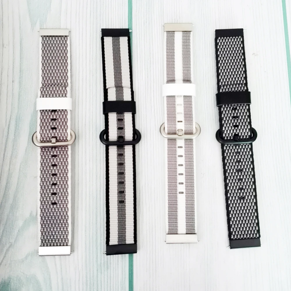 YHNUJM Nylon Watch Band+PC Case Cover Screen Protector for Xiaomi Huami Amazfit Youth Bip Strap 20mm Smart Watchband