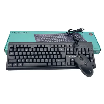 

Statue Extension Zt-100 USB Wired Keyboard and Mouse Suit USB Keyboard feng yu zhe Office Business Desktop Laptop