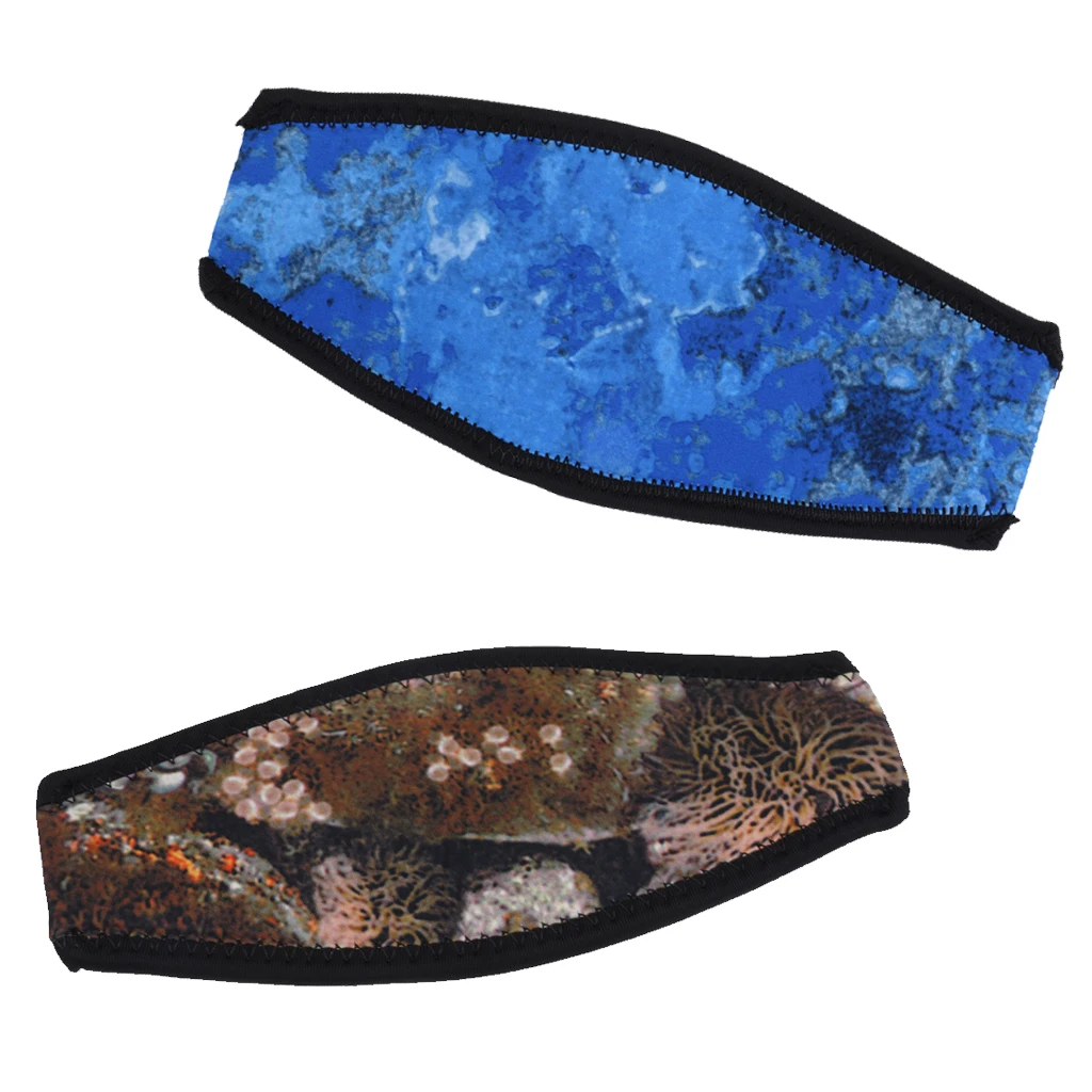 Underwater Scuba Diving Snorkel Mask Neoprene Padded Hair Strap Cover