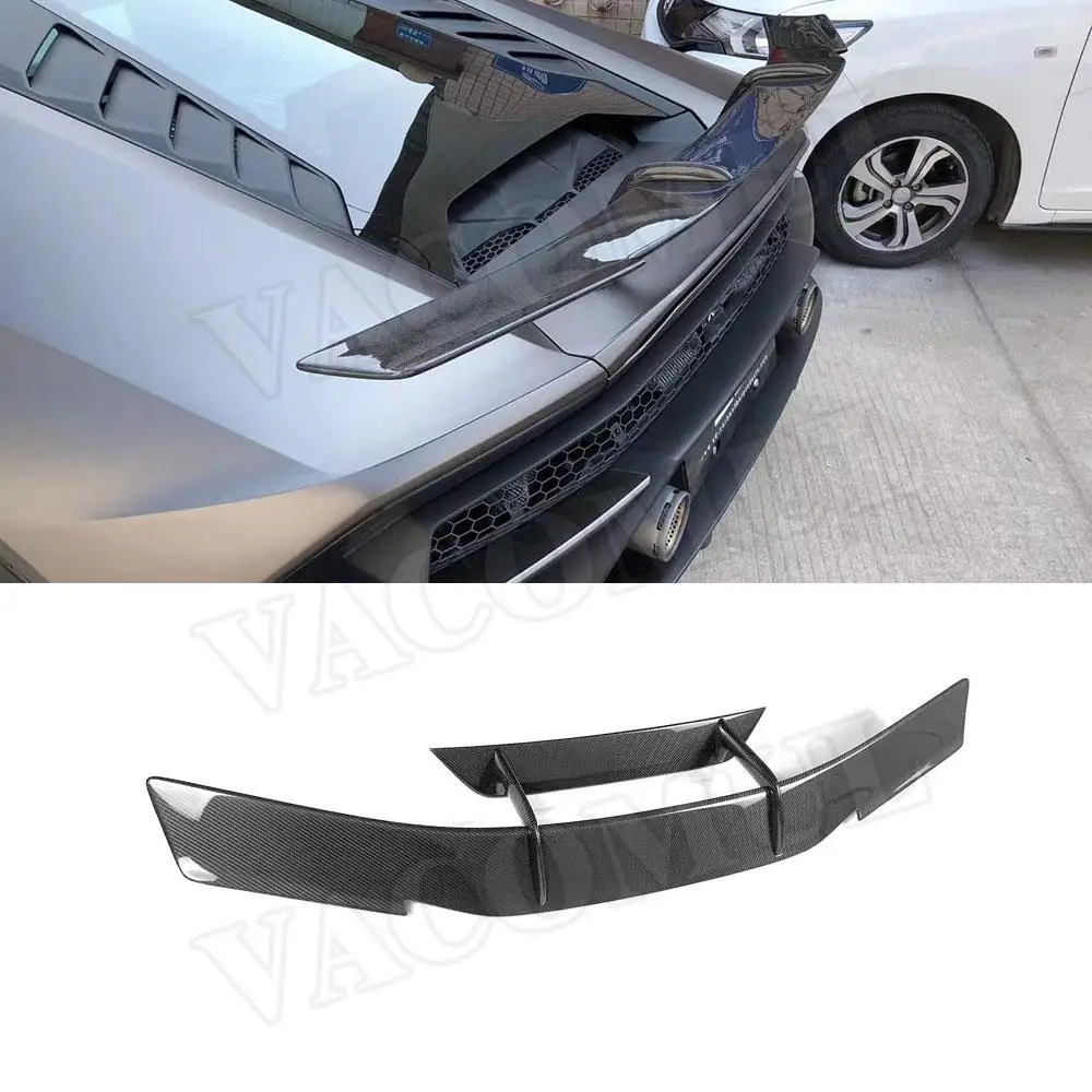 

VACOMUL кованый УГЛЕРОДНЫЙ Задний спойлер для багажника для Lamborghini Huracan LP580 LT610 EVO Novitec стиль сухое углеродное волокно задний спойлер