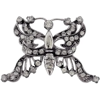 

Brooch sterling silver 925mls with zircons