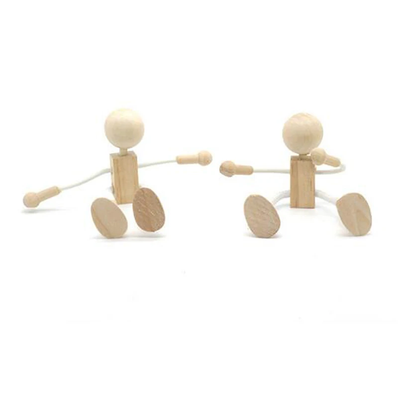 Educational Toys For Children Gifts DIY Wooden Assembling Transformation Robot For Kids Handmade Painting Draw Tools