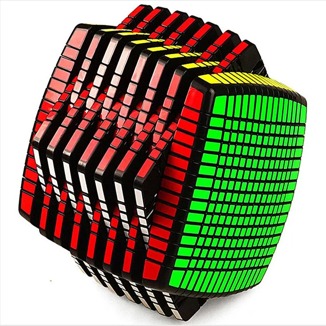 Moyu 15x15x15 кубик moyu 15x15 Магический кубик 15 слоев 15x15x15 скоростной кубик профессиональная головоломка игрушки Moyu15x15 головоломка cubo magico - Цвет: Do not box black