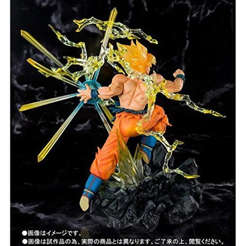 Аниме Dragon Ball Super Saiyan Burst Of Soul Son Goku kamehameha открытая статуя Цирруса GK собирает Морден игрушка M2603