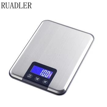 

RUADLER Household Kitchen Scale 15kg/1g Baking Cooking Tools Food Diet Electronic Balance Weigh LCD Digital Weight Scales
