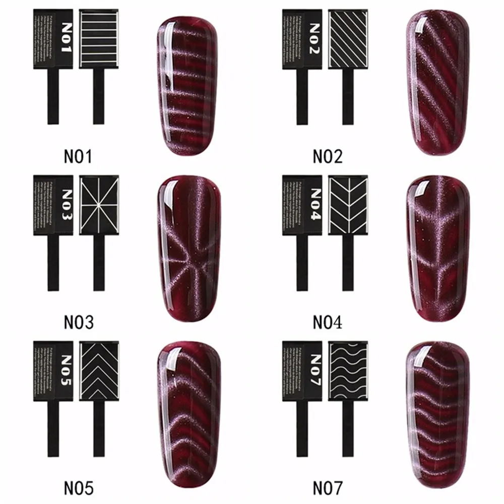 

3D Nail Art Magnet Stick for Cat Eye Gel Polish UV LED Nail Art Manicure Varnish Line Strip Magnetic Pen Tools