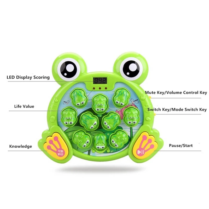 Children's Hamster Educational Toys Early Education Nursery Rhymes Story Beat Mouse Game Electric Frog Game Machine 5