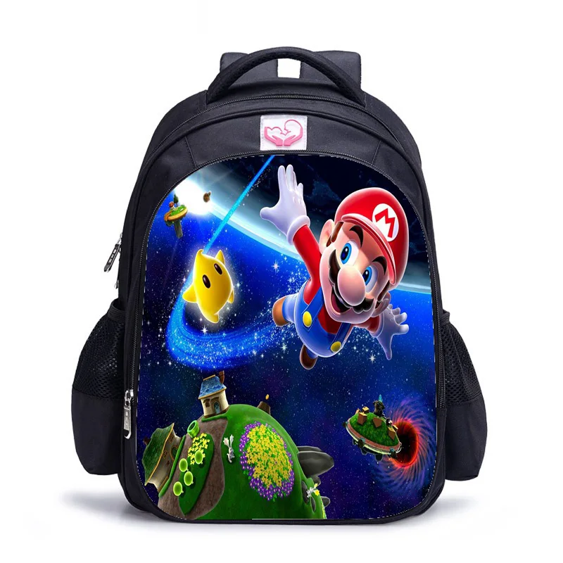 Sac Dos 16 дюймов Аниме Mochila Super Mario рюкзаки для школы подростков девочек путешествия застегивающиеся на молнию школьные сумки Kpop 3D печать книжная сумка