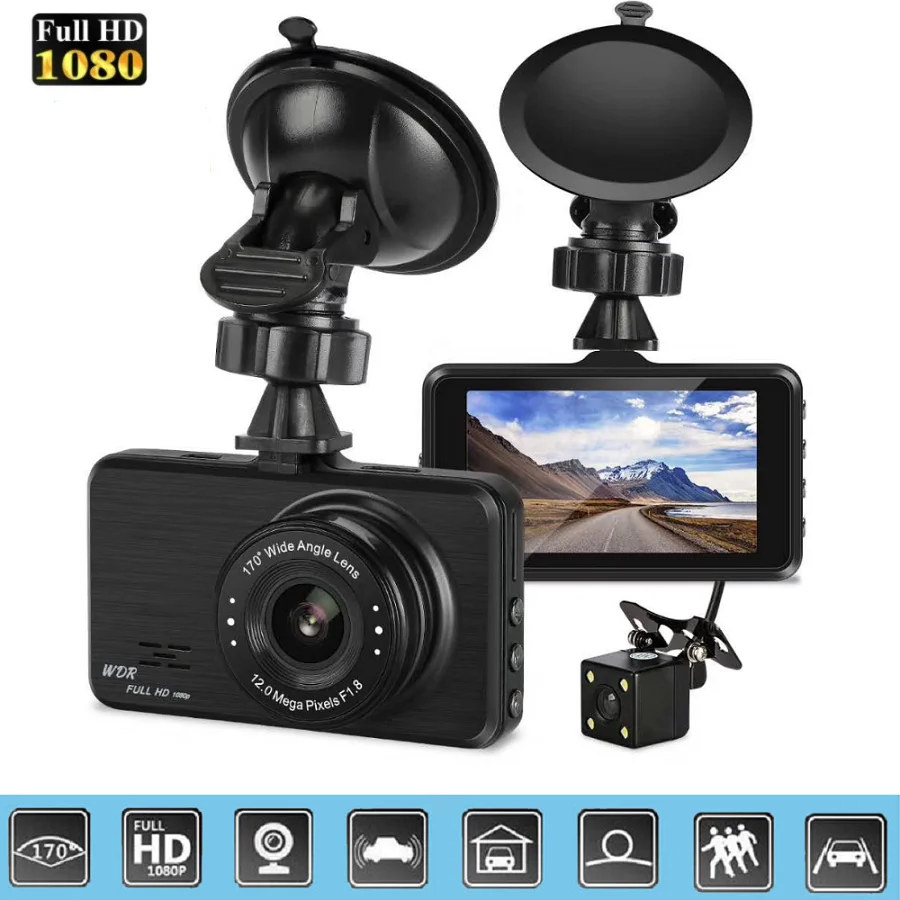 Автомобильный видеорегистратор jltart 3 0 дюйма Full HD 1080P с G датчиком и функцией