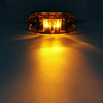 

Side Marker Lights Amber LED Marker Lights Light Clearance 10V-30V 2Diode