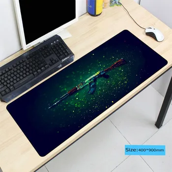 

Gun Large Gaming Mouse Pad Locking Edge Mousepad Speed/Control Mouse Mat For Anime CS GO League of Leg Dota 11 Size
