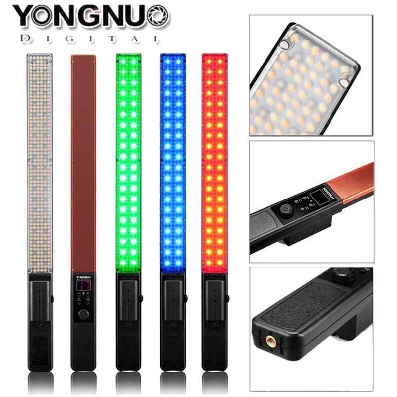 

YONGNUO YN360 Pro Handheld LED Video Light RGB Colorful CRI95+ Max. 2560LM for Studio Outdoor Photography & Video Recording