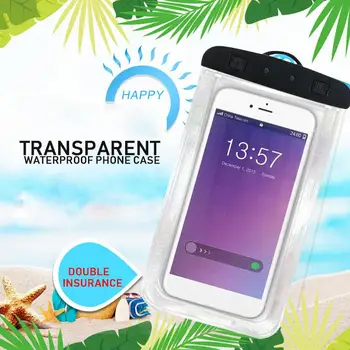 

Under Water Phonebag Swimming Water Proofbag Bag iPhone Summer Pvc 4 Colors Screen Protectors Travel Durable Case