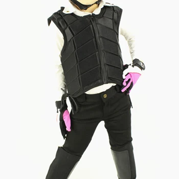 

Horseback Apparel Horse Riding Eventing Vest Adjustable Body Protector Shock Absorption Sportswear Adult Kids Soft Entertainment