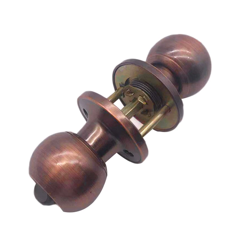 

1 Set Lock Bathroom Kitchen Balcony BK Lock Door Handle Lock Set Stainless Steel Locks Tools