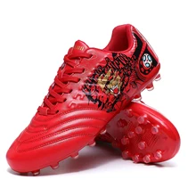 Уличная футбольная обувь для мальчиков; футбольная обувь с высоким голенищем; детская нескользящая обувь; тренировочные кроссовки; кроссовки