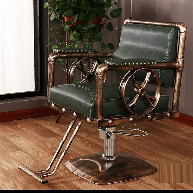 MODEL E Schoonheidssalon Mueble Stoelen cappersstoelen Barbeiro Hair Sedie De Belleza Sedia Cadeira Salon Barbearia Silla парикмахерское кресло - Цвет: MODEL E
