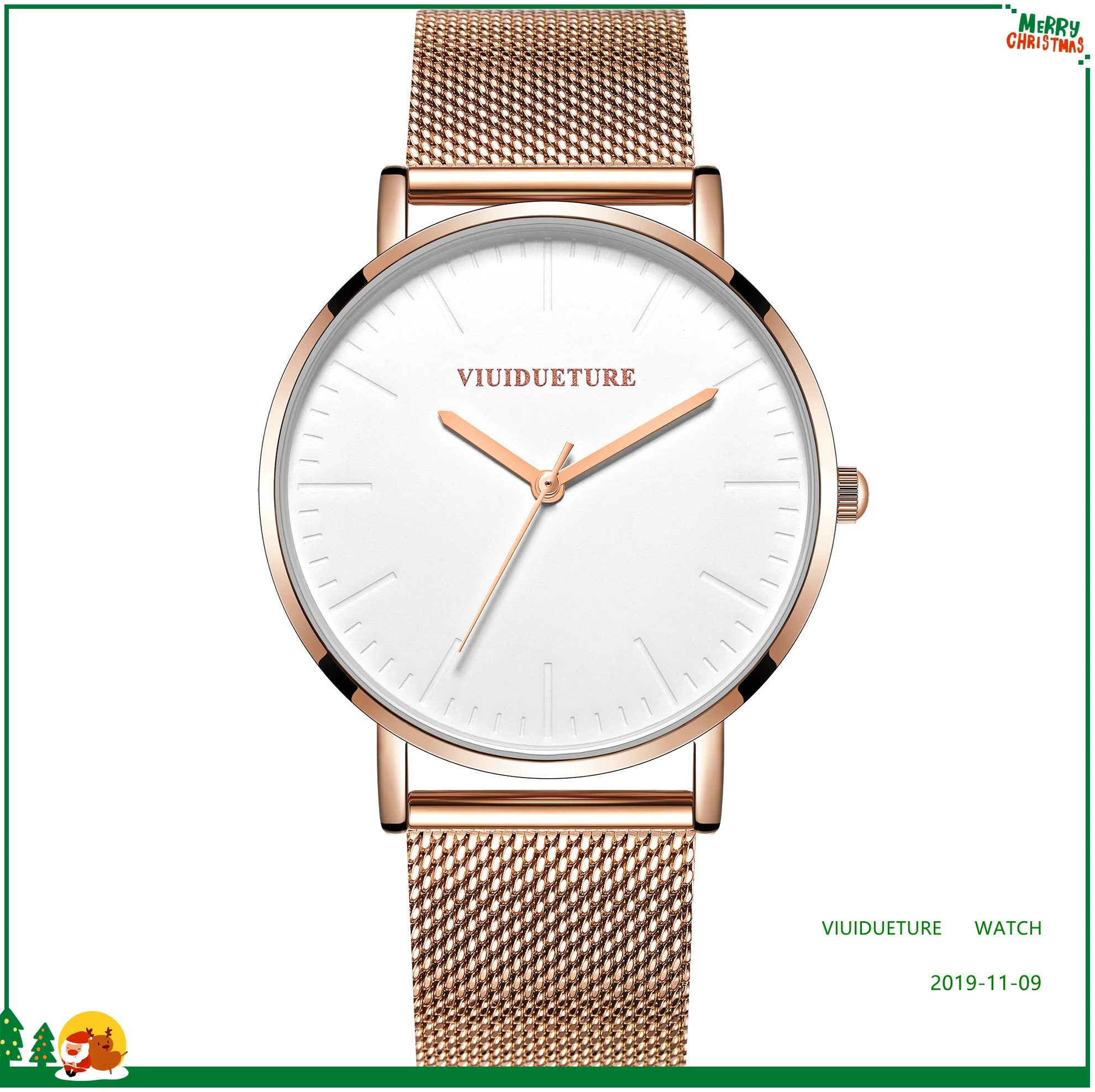 Часы женские с сетчатым ремешком брендовые популярные повседневные наручные