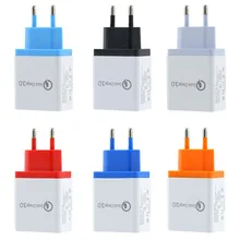 EU/US Plug 3 USB адаптер для быстрой зарядки мобильных телефонов 3,0 Быстрая зарядка QC3.0 Зарядка для Iphone для huawei для Xiaomi для Samsug