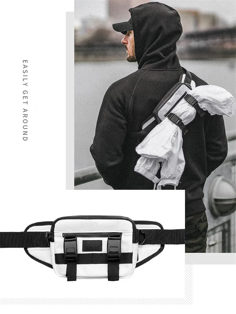 Многофункциональный Droppable Key Clothes поясные сумки для мужчин спортивный карман Мужская нагрудная сумка поясная сумка на плечо аксессуары для улицы