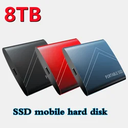 Novo 8tb 6tb 4tb externo ssd 2tb móvel disco rígido de estado sólido usb 3.1 externo ssd typc c disco rígido portátil ssd