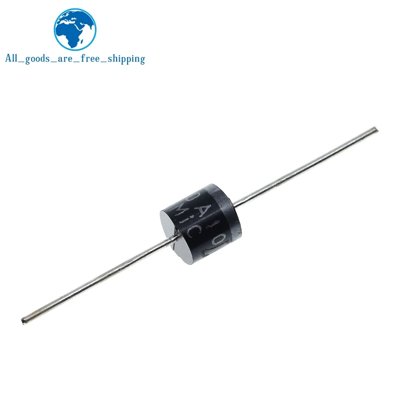 Завеса 10PCS электрическая осевой выпрямительный диод 10A10 R 6 DIP 10A 1000V 10a10|Диоды| |
