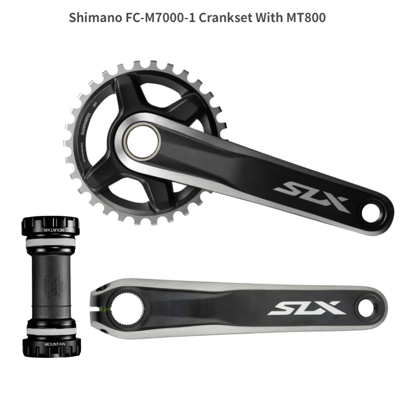 Shimano SLX FC M7000 HOLLOWTECH II кривошипная система 1x11 Speed 34T 170 мм 175 мм|Шатун и передняя