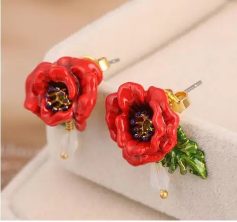 CSxjd роскошное элегантное романтическое короткое ожерелье с ромашками модный подарок для женщины - Окраска металла: Earrings F