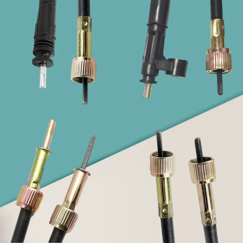 Motorcycle Scooter Speedometer Cable Instruments Line Metered teeth