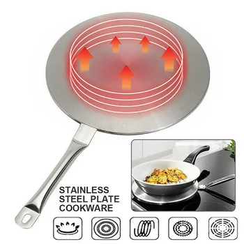 

Stainless Steel induction hob converter Cooking Plate Heat Diffuser Converter for Gas Electric Induction Cooker Heat Diffuser