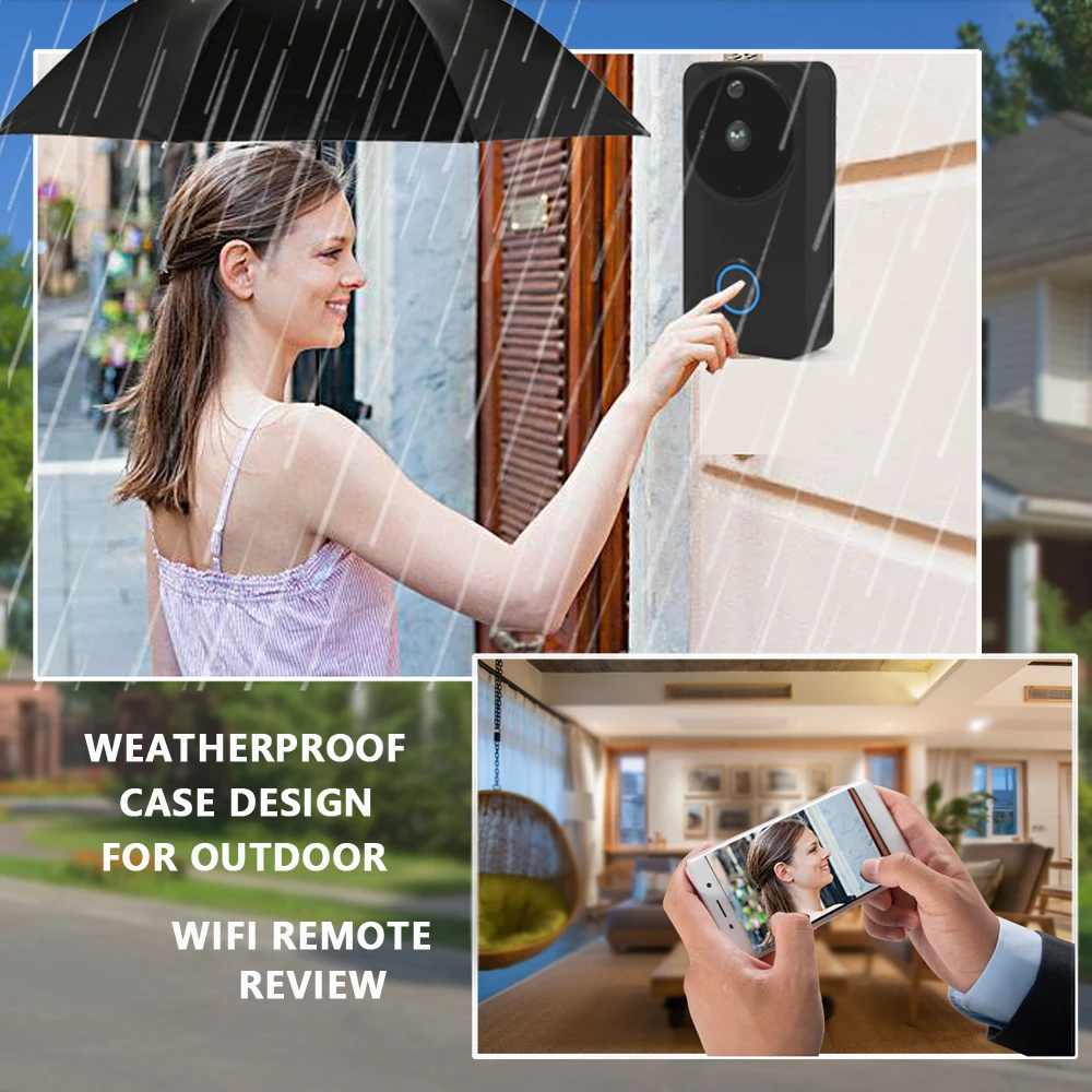идеодомофон IP video doorbell видеозвонок Домофон wifi домофоны для частного дома звонок