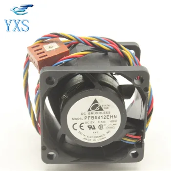 

Computer cooling fan Delta PFB0412EHN-6D03 DC 12V 0.72A 13000 RPM 4028 40 * 40 * 28mm 4 wires PFB0412EHN