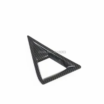 

For Ford Transit 2017 2018 2019 Carbon Fiber Auto Central control Triangle Inter Frame Cover Trim Garnish Stickers Accessory