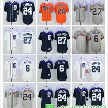 Мужская футболка Detroit Miguel Cabrera Alan Trammell Zimmermann Al Kaline Cool Base Jersey BHR01