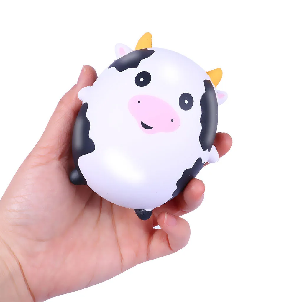 4 Pcs Adorable Animals Slow Rising Stress Relief doll Squeeze Decompression Toy Funny Holiday Gift Simulation Cartoon toy #C