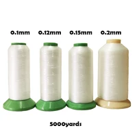 Sanbest Transparent Nylon Monofilament Thread 5000 Yards – 0.1/0.12/0.15/0.2mm Clear Beading & Jewelry Stitching Cord - Image 6
